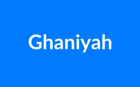 Ghaniyah Name Meaning | Islamic Girl Name
