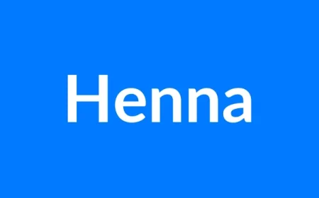 Henna Name Meaning | Islamic Girl Name