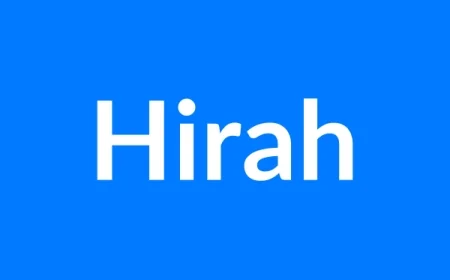 Hirah Name Meaning | Islamic Girl Name