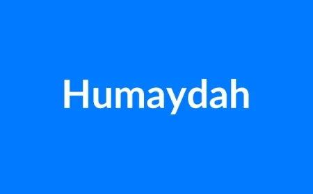 Humaydah Name Meaning | Islamic Girl Name