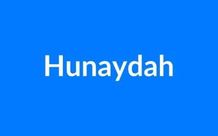 Hunaydah Name Meaning | Islamic Girl Name