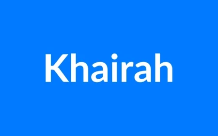Khairah Name Meaning | Islamic Girl Name