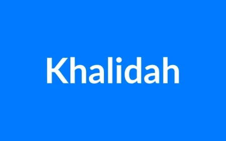 Khalidah Name Meaning | Islamic Girl Name