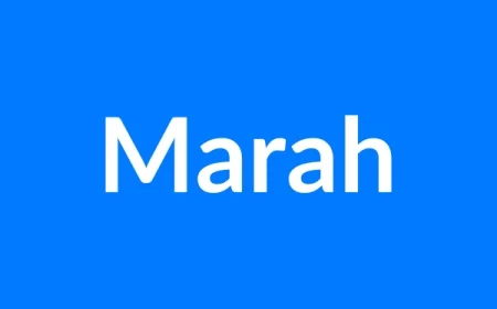 Marah Name Meaning | Islamic Girl Name
