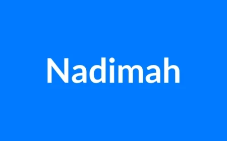 Nadimah Name Meaning | Islamic Girl Name