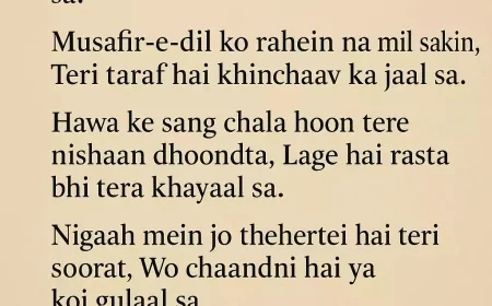 हर एक लम्हा है दिल में सवाल सा  | फुरकान एस खान की शायरी