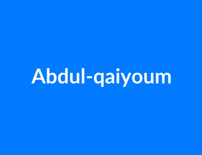 Abdul-Qaiyoum नाम का मतलब | Abdul-qaiyoum Name Meaning in Hindi