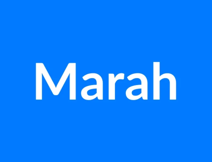 Marah नाम का मतलब | Marah Name Meaning in Hindi