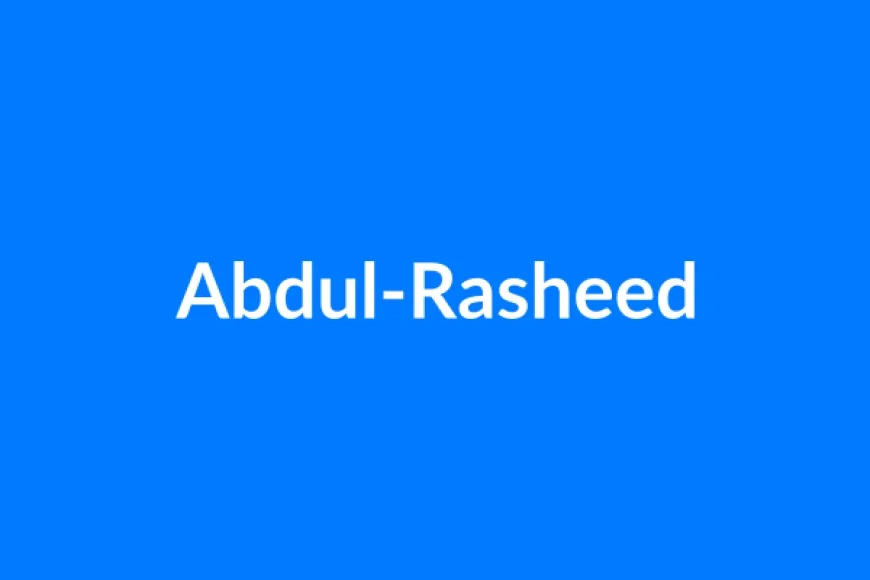 अब्दुल-रशीद नाम का मतलब | Abdul-Rasheed Name Meaning in Hindi