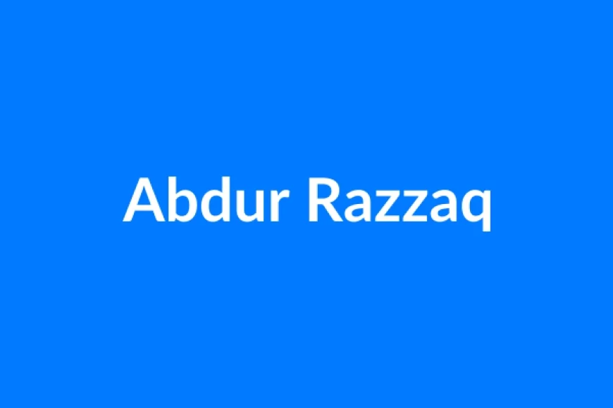 अब्दुर रज्जाक नाम का मतलब | Abdur Razzaq Name Meaning in Hindi