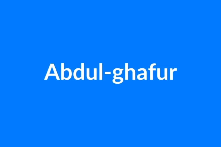 Abdul-Ghafur नाम का मतलब | Abdul-ghafur Name Meaning in Hindi