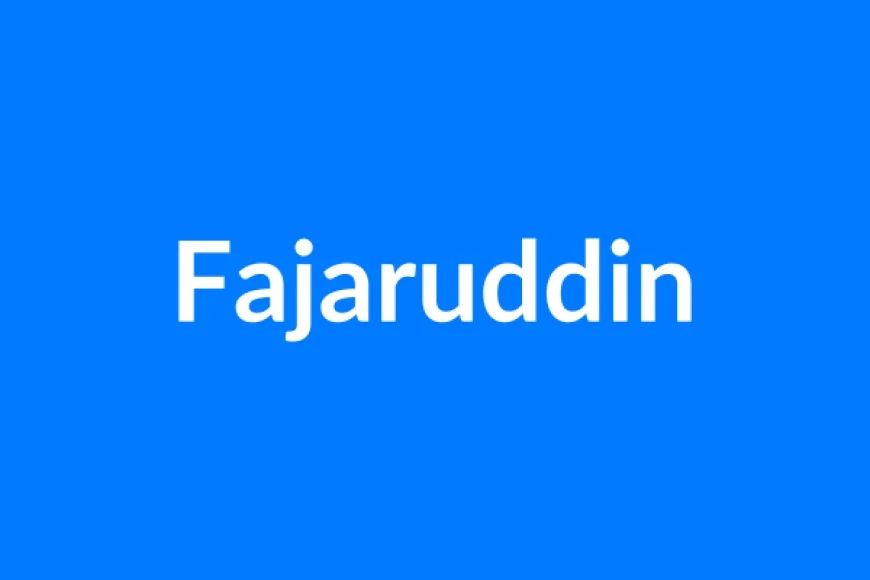 Fajaruddin नाम का मतलब | Fajaruddin Name Meaning in Hindi