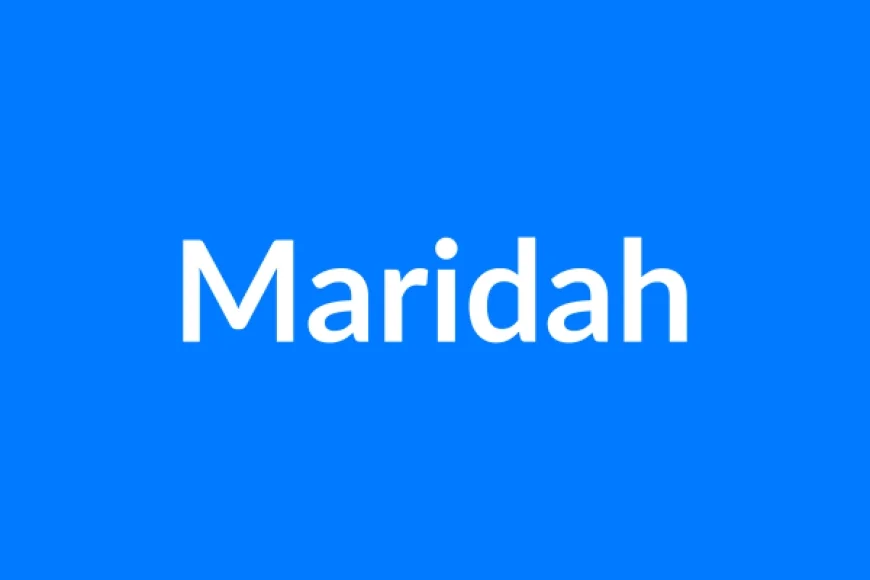 Maridah नाम का मतलब | Maridah Name Meaning in Hindi