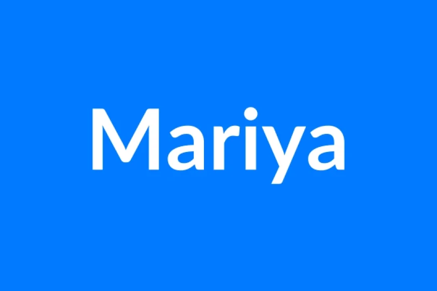 Mariya नाम का मतलब | Mariya Name Meaning in Hindi