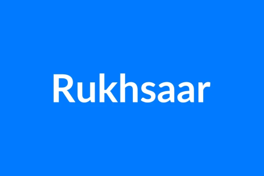 Rukhsaar नाम का मतलब | Rukhsaar Name Meaning in Hindi