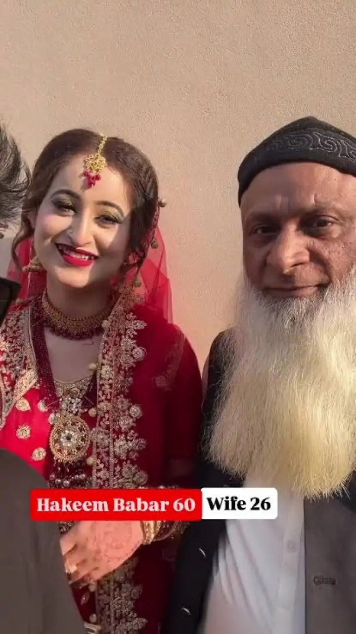 पाकिस्तान में 60 वर्षीय हकीम बाबर और TikToker अंबर अली का निकाह वायरल: सोशल मीडिया पर चर्चा का विषय
