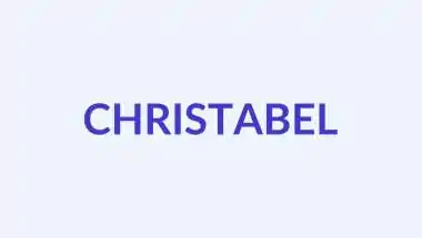 क्रिस्टाबेल नाम का अर्थ, उत्पत्ति और व्यक्तित्व