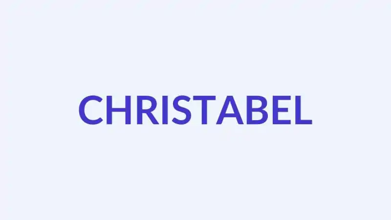 क्रिस्टाबेल नाम का अर्थ, उत्पत्ति और व्यक्तित्व