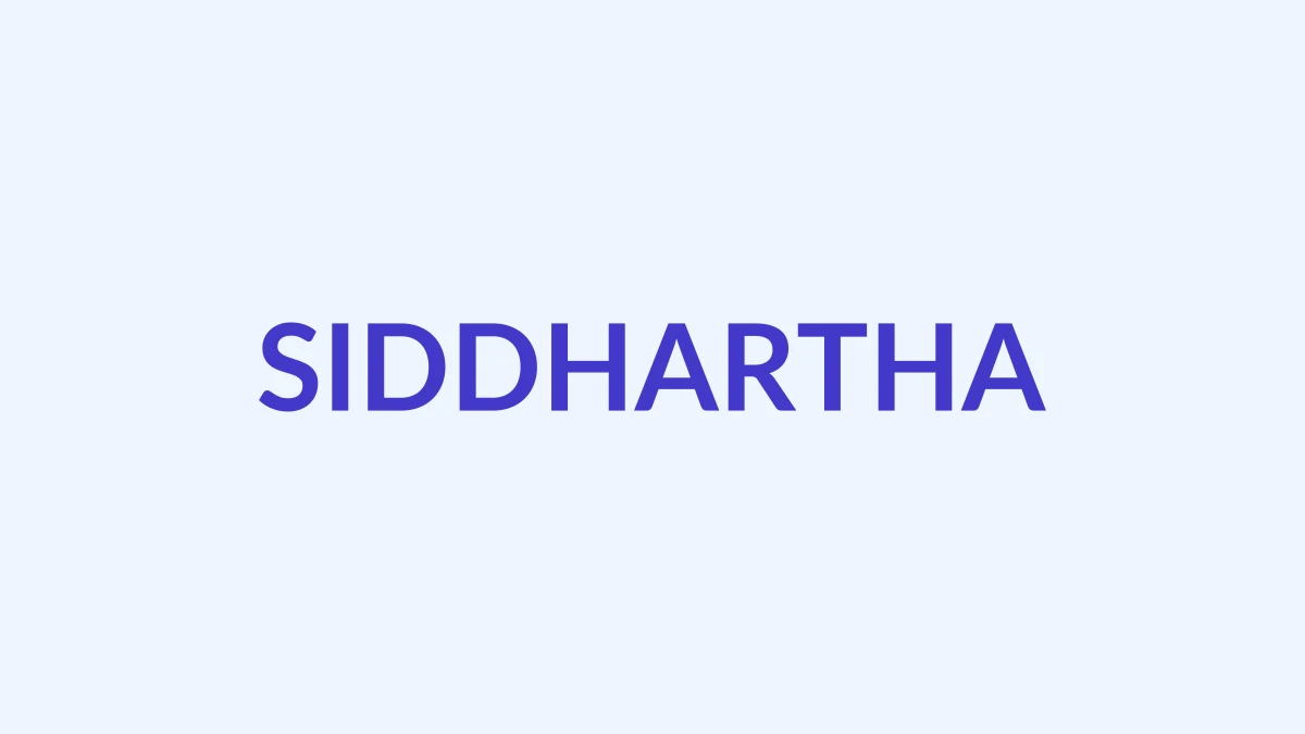 सिद्धार्थ नाम का अर्थ, उत्पत्ति और व्यक्तित्व