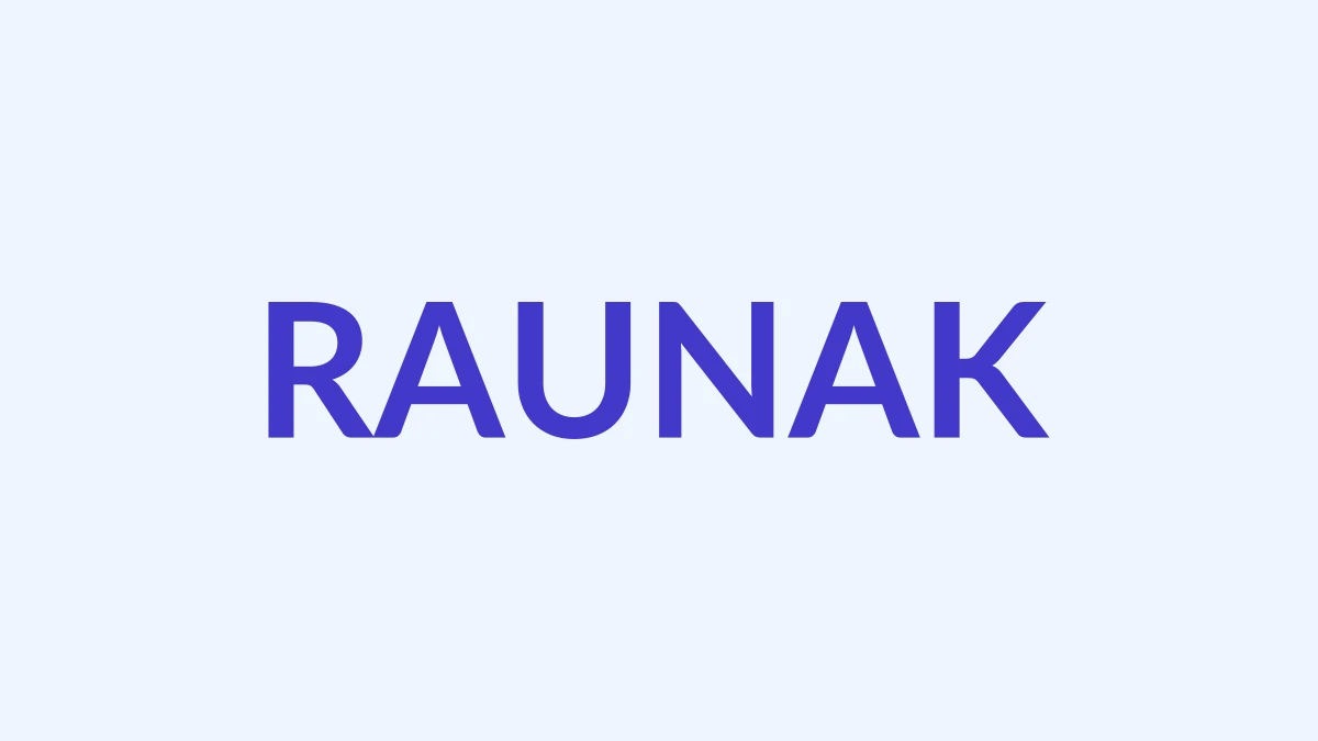 रौनक नाम का अर्थ, उत्पत्ति और व्यक्तित्व