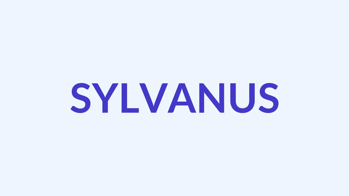 सिल्वेनस Name Meaning