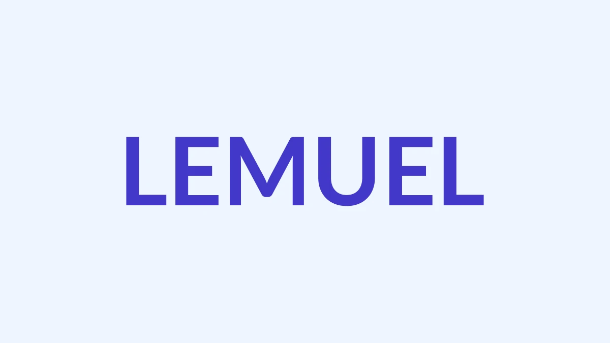 लेमुएल Name Meaning