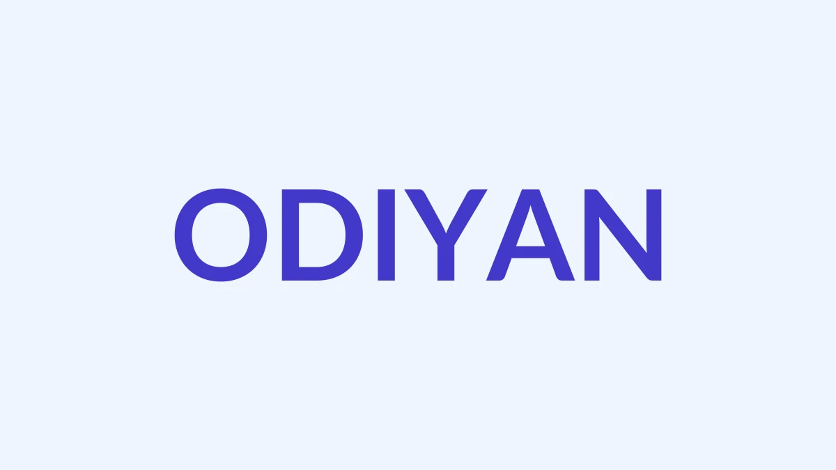 ओदियन Name Meaning