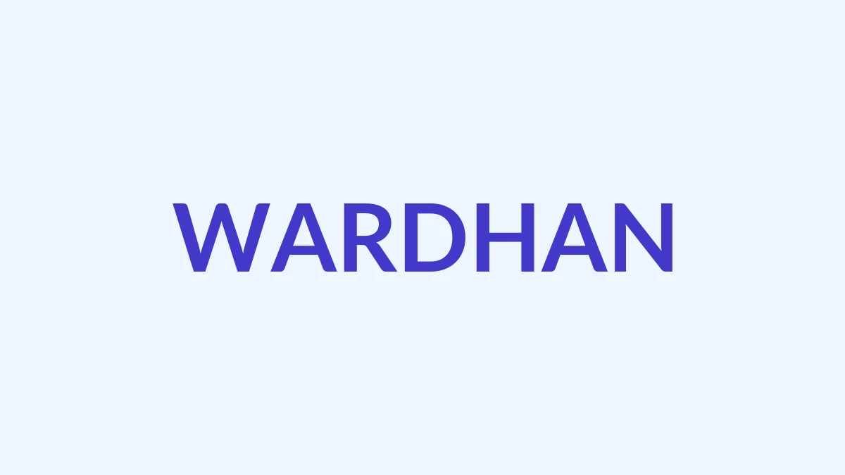 वर्धन Name Meaning
