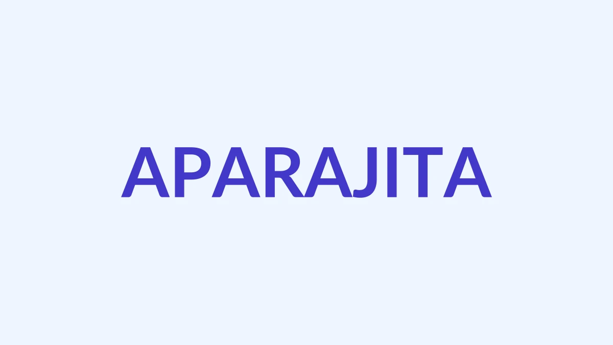 अपराजिता Name Meaning