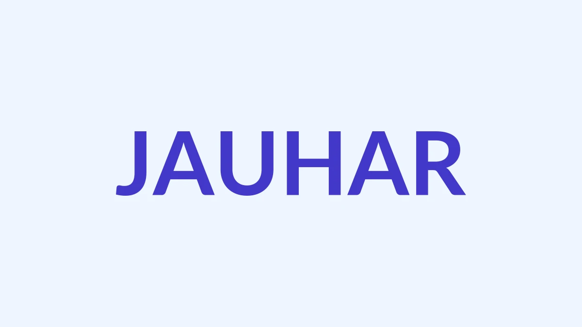 जौहर Name Meaning