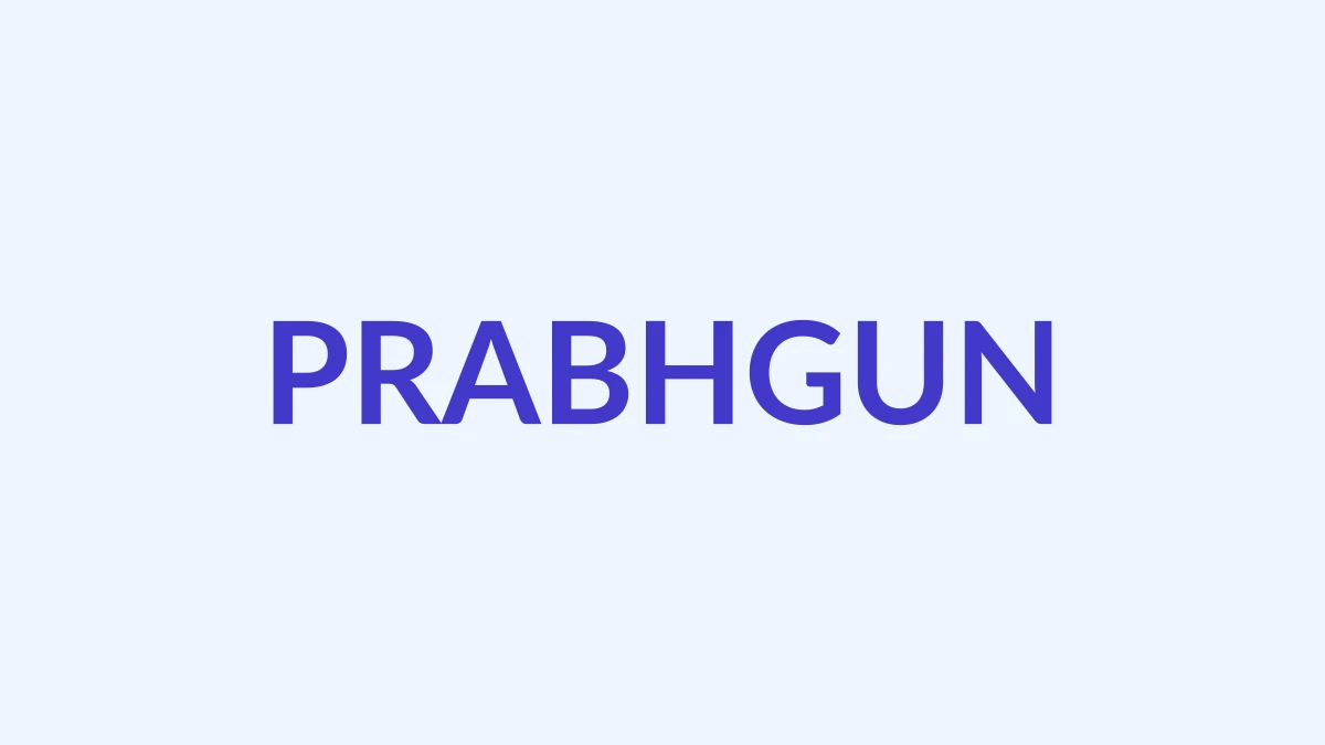 प्रभगुन Name Meaning