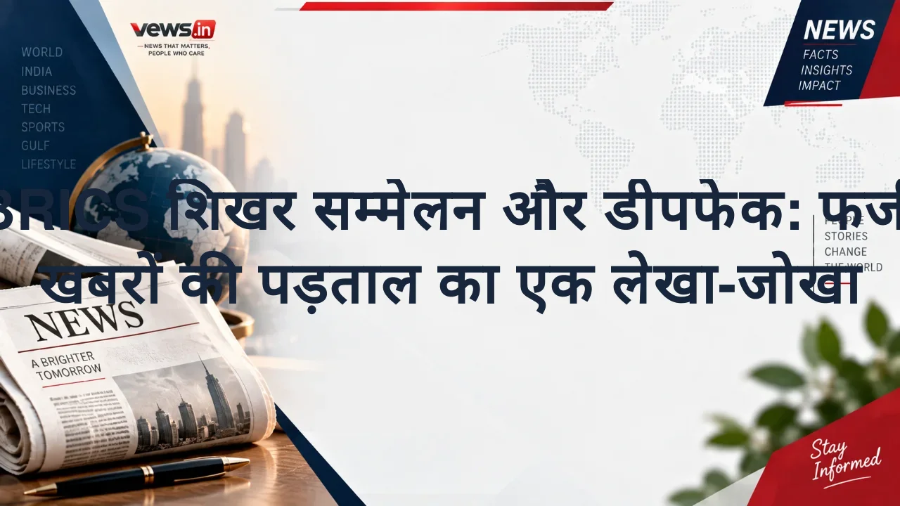 BRICS शिखर सम्मेलन और डीपफेक: फर्जी खबरों की पड़ताल का एक लेखा-जोखा