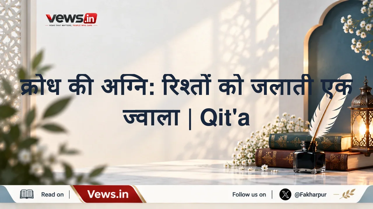 क्रोध की अग्नि: रिश्तों को जलाती एक ज्वाला | Qit'a