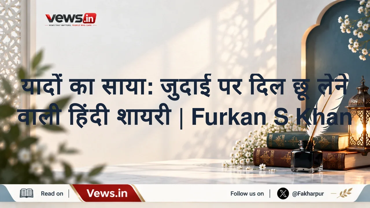 यादों का साया: जुदाई पर दिल छू लेने वाली हिंदी शायरी | Furkan S Khan