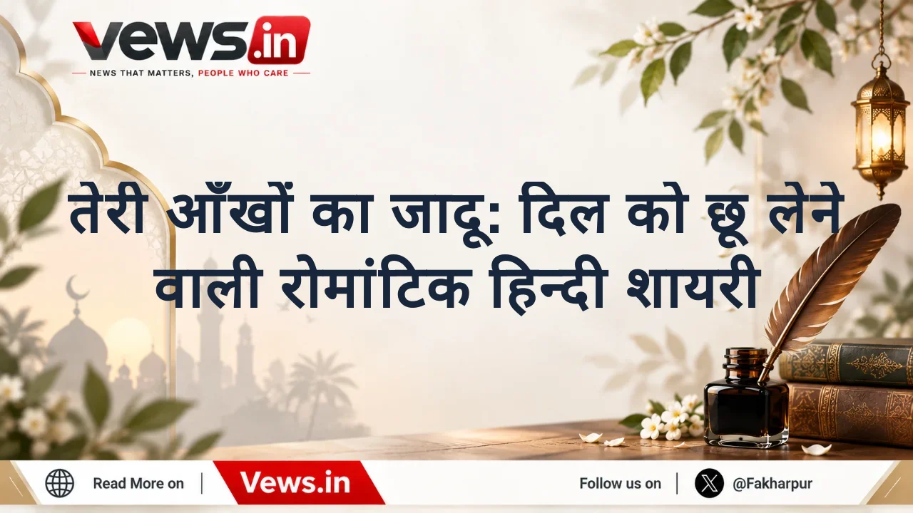 तेरी आँखों का जादू: दिल को छू लेने वाली रोमांटिक हिन्दी शायरी