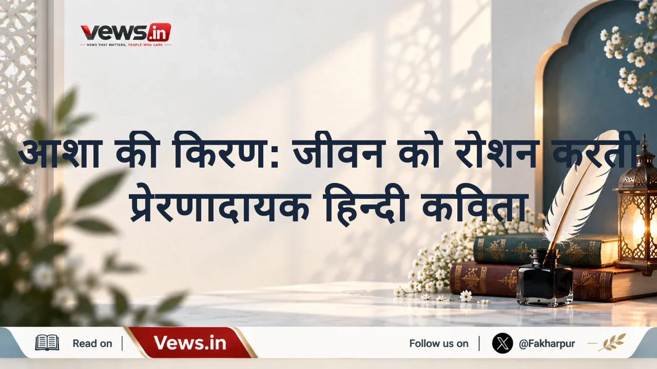 आशा की किरण: जीवन को रोशन करती प्रेरणादायक हिन्दी कविता