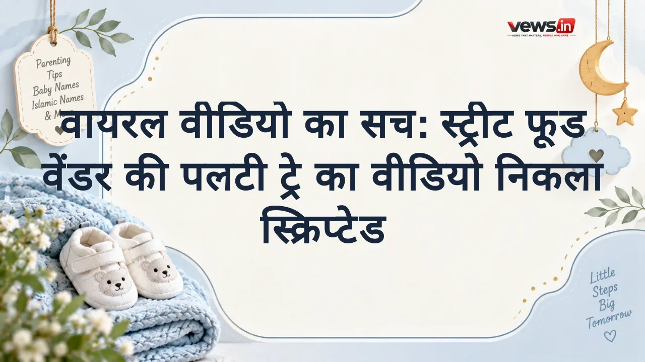 वायरल वीडियो का सच: स्ट्रीट फूड वेंडर की पलटी ट्रे का वीडियो निकला स्क्रिप्टेड