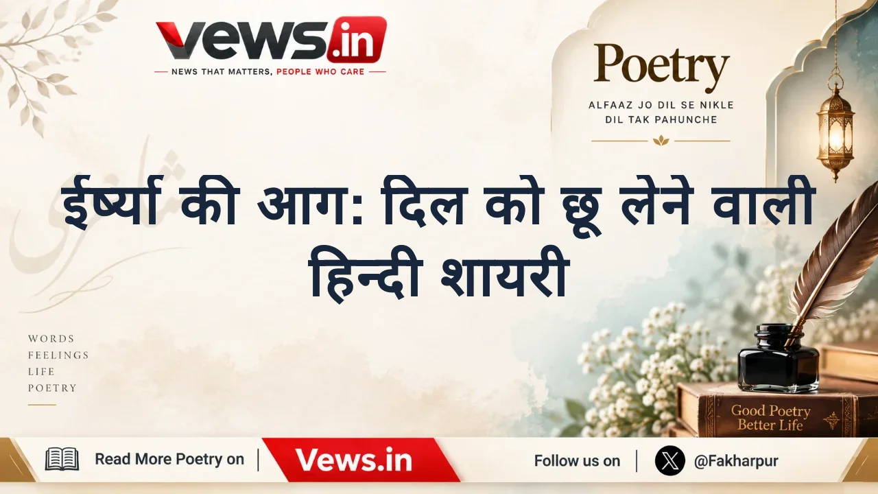 ईर्ष्या की आग: दिल को छू लेने वाली हिन्दी शायरी