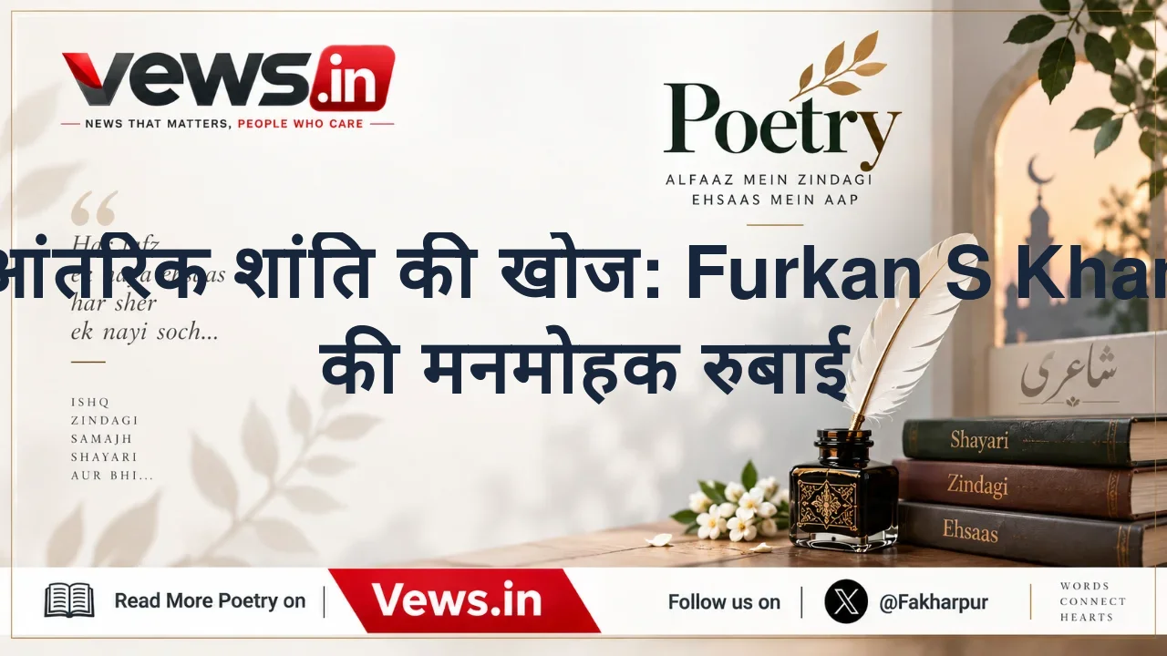 आंतरिक शांति की खोज: Furkan S Khan की मनमोहक रुबाई
