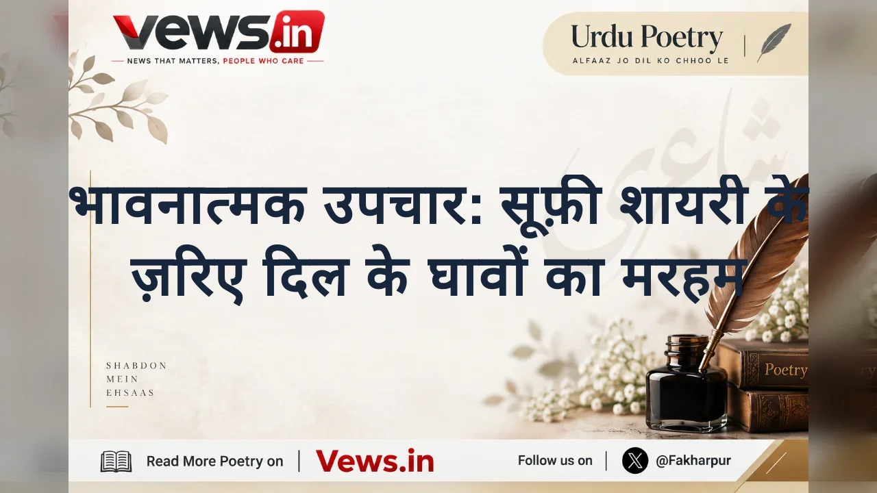 भावनात्मक उपचार: सूफ़ी शायरी के ज़रिए दिल के घावों का मरहम