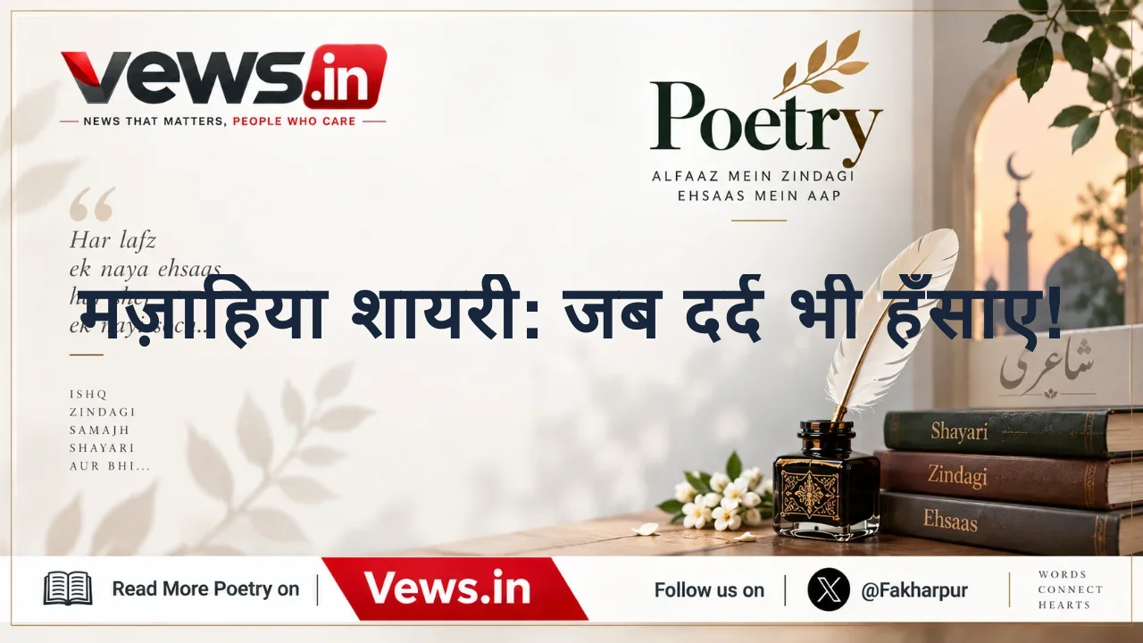 मज़ाहिया शायरी: जब दर्द भी हँसाए!