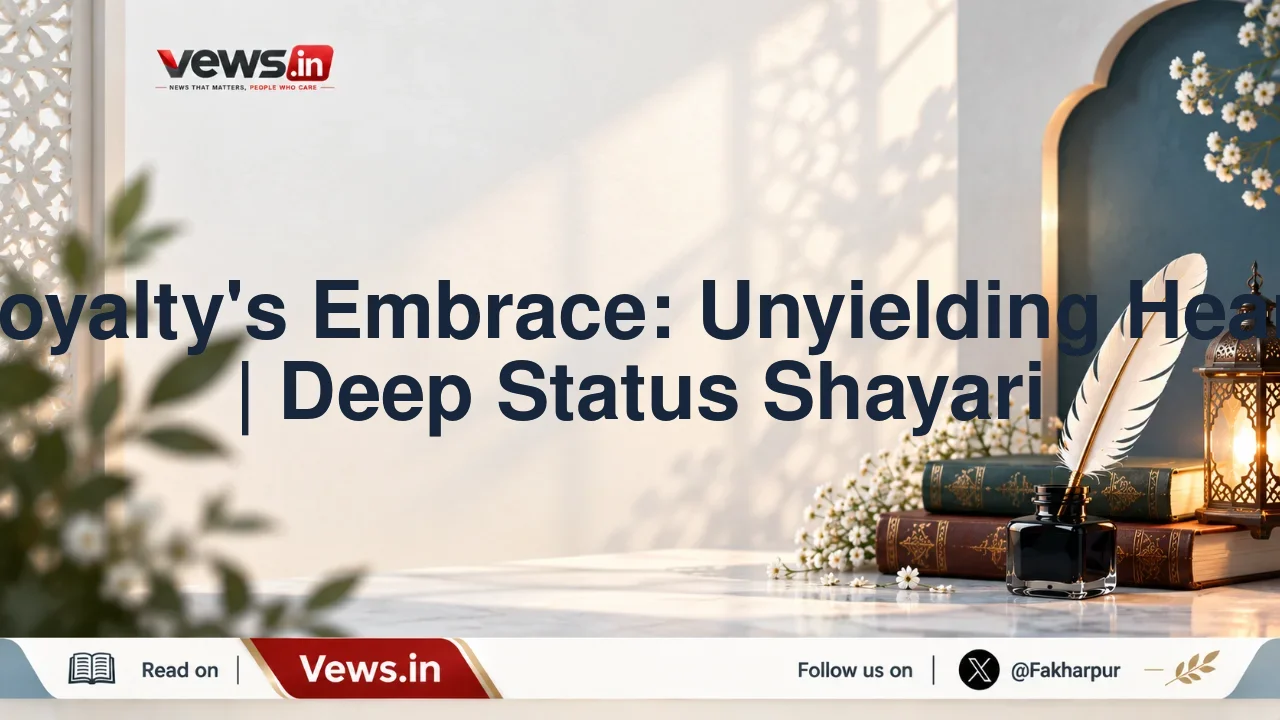 Loyalty's Embrace: Unyielding Heart | Deep Status Shayari
